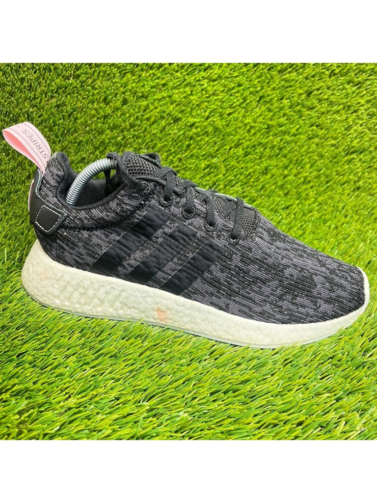 Adidas Nmd R2 Womens Size 10 Black Camo White Athletic Running Shoes Sneakers